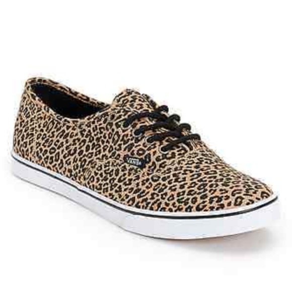 leopard print vans size 6
